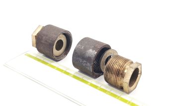 СКСО 12x18mm сальник односторонний сталь-латунь приварной (М27х1,5)