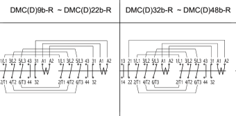 DMC22b-R 22A 24VAC 7,5kW 380-440V 2х3P 2NO+2NC Dong-A контактор реверсивный