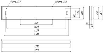 CL-401CD-105370 52W 230VAC IP44 4000K (БАП) АМЭО светильник светодиодный аварийный встраиваемый