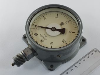 МВТПСд-100 ОМ2 -1-0-24kg/cm2 M20x1,5R Ф Манотомь мановакуумметр судовой