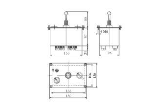 SSX-1000R-V2 1000W 230VAC 50/60Hz IP56 (без лампы,2П/У) АМЭО HX прожектор ксеноновый судовой ледовый