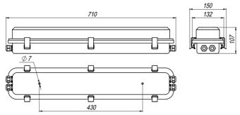 GL-281SD-100098 26W 230VAC IP67 4000K (БАП) АМЭО светильник светодиодный аварийный