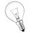 E14 25W 220-240V ЛОН лампа накаливания (шар)