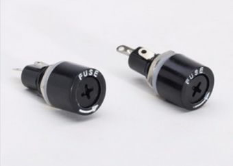 BH002-2 Ø5х20mm держатель предохранителя стационарный 