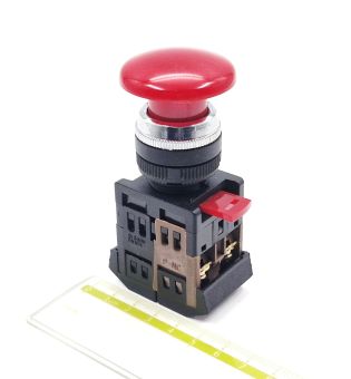 AEA-22 d22mm 1NO+1NC (красная) кнопка управления