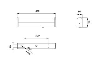 MR-550AD-112500 14W 230VAC IP44 3000K АМЭО светильник светодиодный призеркальный