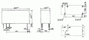 JS-24-K 24VDC (V23061-B1007 A401) реле промежуточное