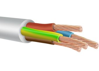 ПВС 4х1 (белый) провод монтажный