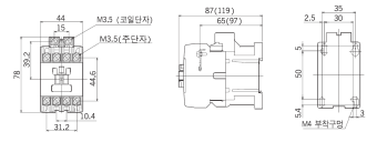 DAR4b 16A 220-240VAC 1NO+3NC Dong-A контактор