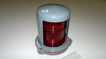 CXH2-3 112,5° 30W B15d LZ фонарь сигнально-отличительный левого борта красный