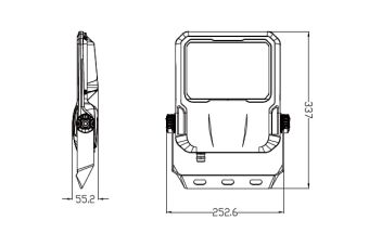 SFD-30 30W 100-277VAC IP67 80х150° АМЭО прожектор светодиодный судовой
