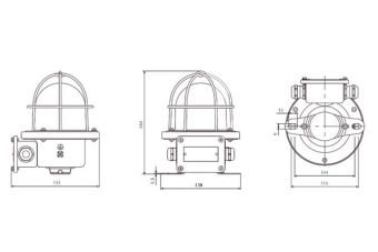 SL-004SD-102621 10W 100-240VAC IP66 5700K АМЭО светильник светодиодный