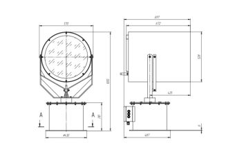 SSX-3000R-SE 3000W 230V/60Hz IP56 АМЭО прожектор ксеноновый судовой ледовый