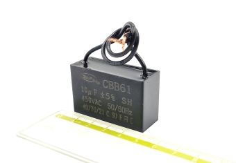 CBB61 10mF 450VAC 50/60Hz конденсатор пусковой