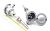 JAS-TR10-S12 1xPt100 80/12mm -50+200°С G1/2R 3L JASUNSENSOR термометр сопротивления