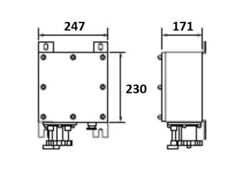CR-14432U 3P+E 32A 440V IP67 Daeyang розетка подключения рефконтейнера