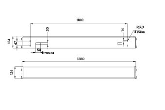 CL-420CD-105524 32W 230VAC IP34 4000K АМЭО светильник светодиодный угловой