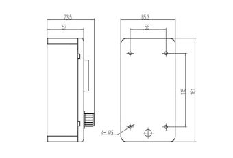 BD-521AD-110221 3W 230VAC IP22 4000K (dim) АМЭО светильник светодиодный прикроватный накладной