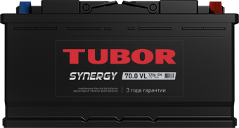 6СТ-70.0 VL kamina 70Ah TUBOR SYNERGY аккумулятор свинцово-кислотный