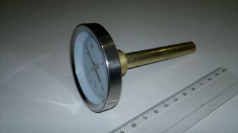 ТБ-63 0-120°С 100/12mm G1/2R термометр биметаллический