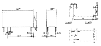 JS-24-K 24VDC (V23061-B1007 A401) реле промежуточное