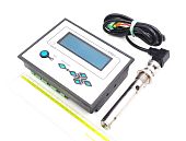 СЛ21-111-100Т с ДЭТ9-100Т 2m 0,1-100 000 мкС/см / 0-100С 4-20mA  220VAC солемер цифровой