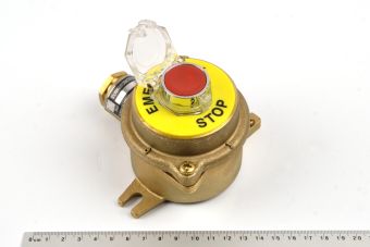 SB-S 10A 220V 1NO+1NC IP56 Стоп АМЭО пост управления кнопочный водозащищенный
