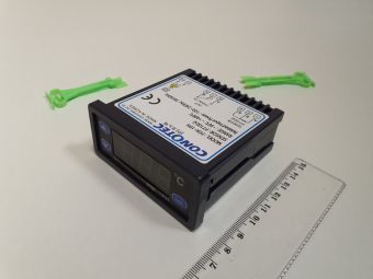 FOX-1PH -50+400°С Pt100 100-240VAC 1NO+1NC Conotec контроллер (SU-105) (35x72mm)