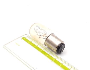 BA15d 25W 220V T20x48 лампа накаливания малогабаритная