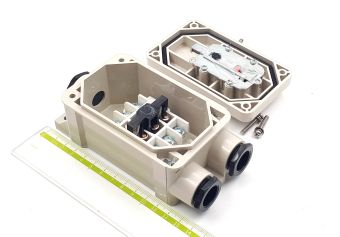 BEW-215 15A 440V 3P IP65 NUX Пуск-Стоп/Фикс пост кнопочный водозащищенный