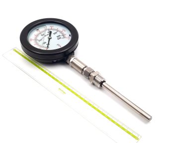 TG100-650G +50+650°С Ø100 G1/2R 120/10mm термометр виброустойчивый