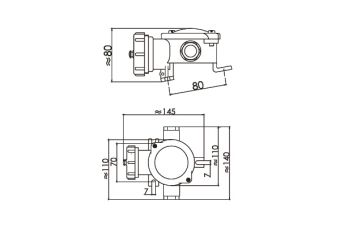 JB211-1 2P 10A/16A 24V IP56 АМЭО розетка судовая