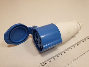 ССИ-213 PSR21-016-3 2P+E 16A 200-250V IP44 IEK розетка кабельная переносная