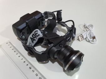 GA-806 фонарь светодиодный налобный аккумуляторный 