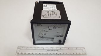AH96-WB 100-0-1000kW 440V 1500/5А 60Hz 2W3  3P Kl.1,5 AN&H ваттметр
