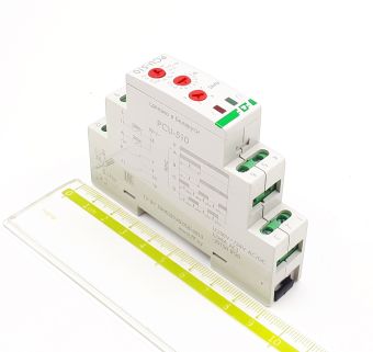 PCU-510 реле времени программ. многофункц. DIN (230VAC/24VAC/VDC 2х8А 2Р IP20)