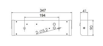 FLB08-1 8W 110VAC G5 IP34 АМЭО светильник люминесцентный прикроватный