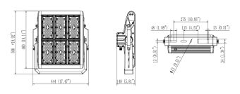 SFD-300 300W 100-277VAC IP65 АМЭО прожектор светодиодный судовой