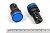 AD16-22HS 380VAC (синий) индикатор светодиодный