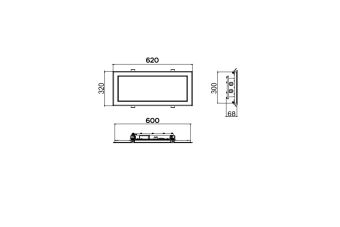 CL-800AD-105603 16W 230VAC IP44 4000K (LED ав.модуль) АМЭО светильник светодиодный аварийный встраиваемый