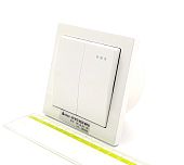 SN-2VK 16A 250V 2P IP22 АМЭО выключатель каютный встраиваемый двойной