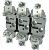 NH1 250A 500V 3P держатель предохранителя трёхполюсный