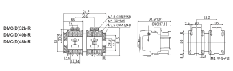 DMC32b-R 32A 380-440VAC 11kW 380-440V 2х3P 2NО+2NC Dong-A контактор реверсивный