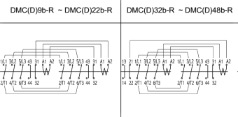 DMC32b-R 32A 380-440VAC 11kW 380-440V 2х3P 2NО+2NC Dong-A контактор реверсивный