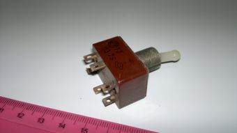 Т-3 6A 220V ON-ON тумблер переключатель